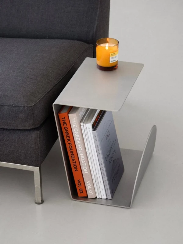 The Oblist Stainless Steel Side Table | Low Side Table | Coffee & End Tables