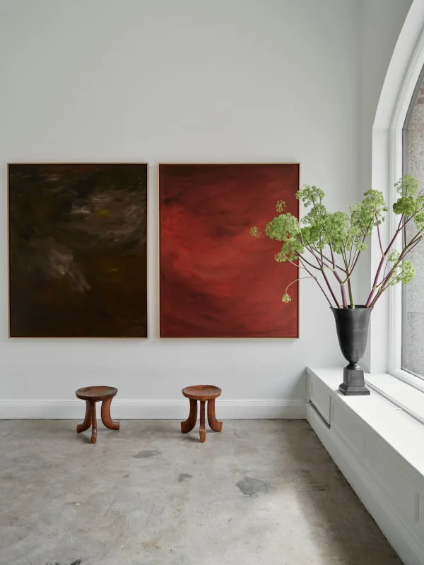 The Oblist Terra Incognita (Diptych) - Mixed media on canvas | Paintings | Living Room