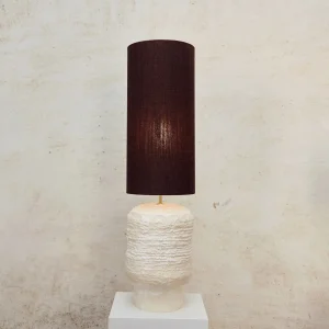 The Oblist Textured Ceramic Lamp | Table Lamp | Bedroom