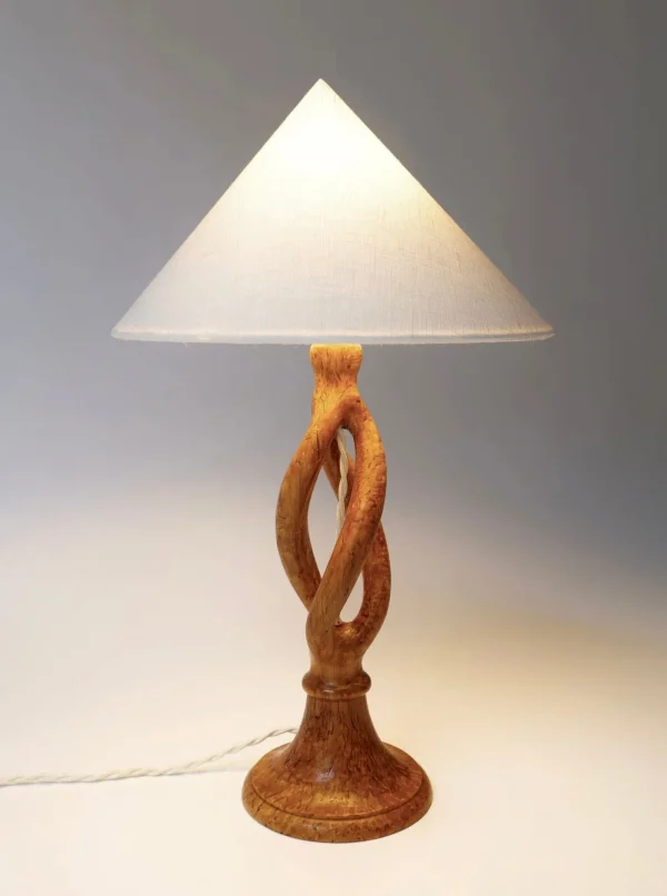 The Oblist Twisted Birch Table Lamp 1960s | Table Lamp | Living Room