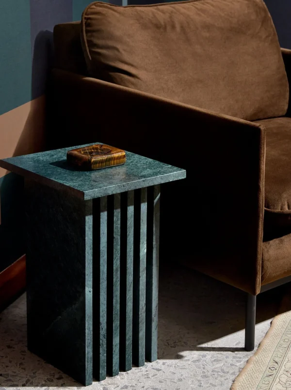 The Oblist Vondel Side Table in Verde Guatemala | Coffee & End Tables | End Tables