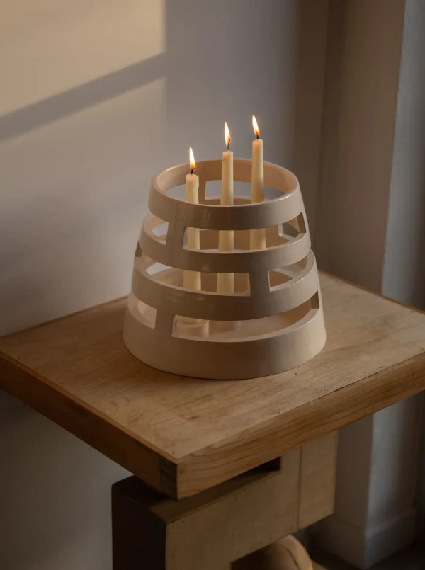 The Oblist W59 Candle Holder (ziggurat version) | Candles & Holders