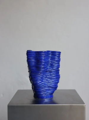 The Oblist Wobbly Vase Blue | Vases