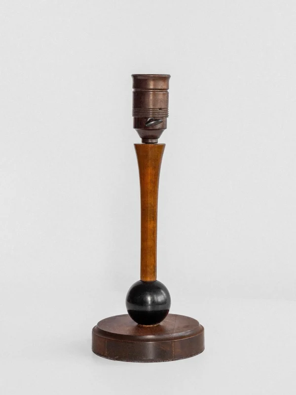 The Oblist Wooden Art Deco Table Lamp | Table Lamp