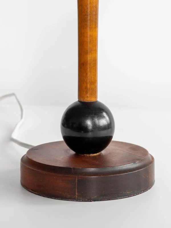 The Oblist Wooden Art Deco Table Lamp | Table Lamp