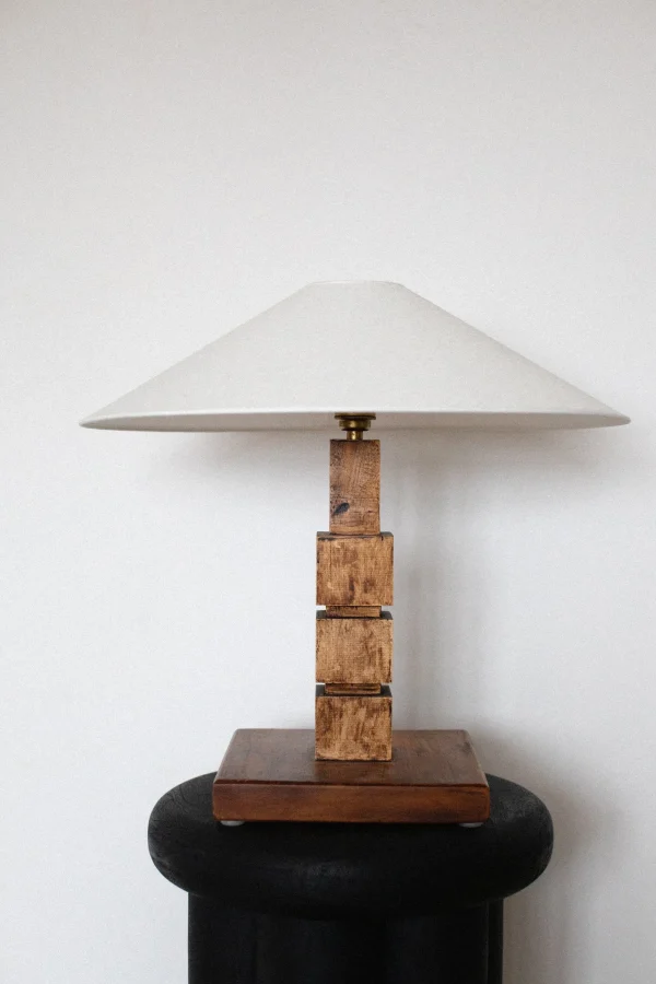 The Oblist Wooden Table Lamp | Table Lamp