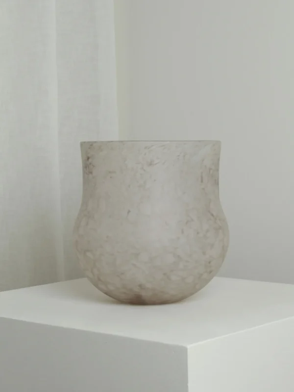 The Oblist XLarge Vase in Feathered Taupe | Vases