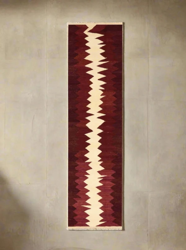 The Oblist Zig Zag Kilim Runner - Handwoven Rug | Rugs